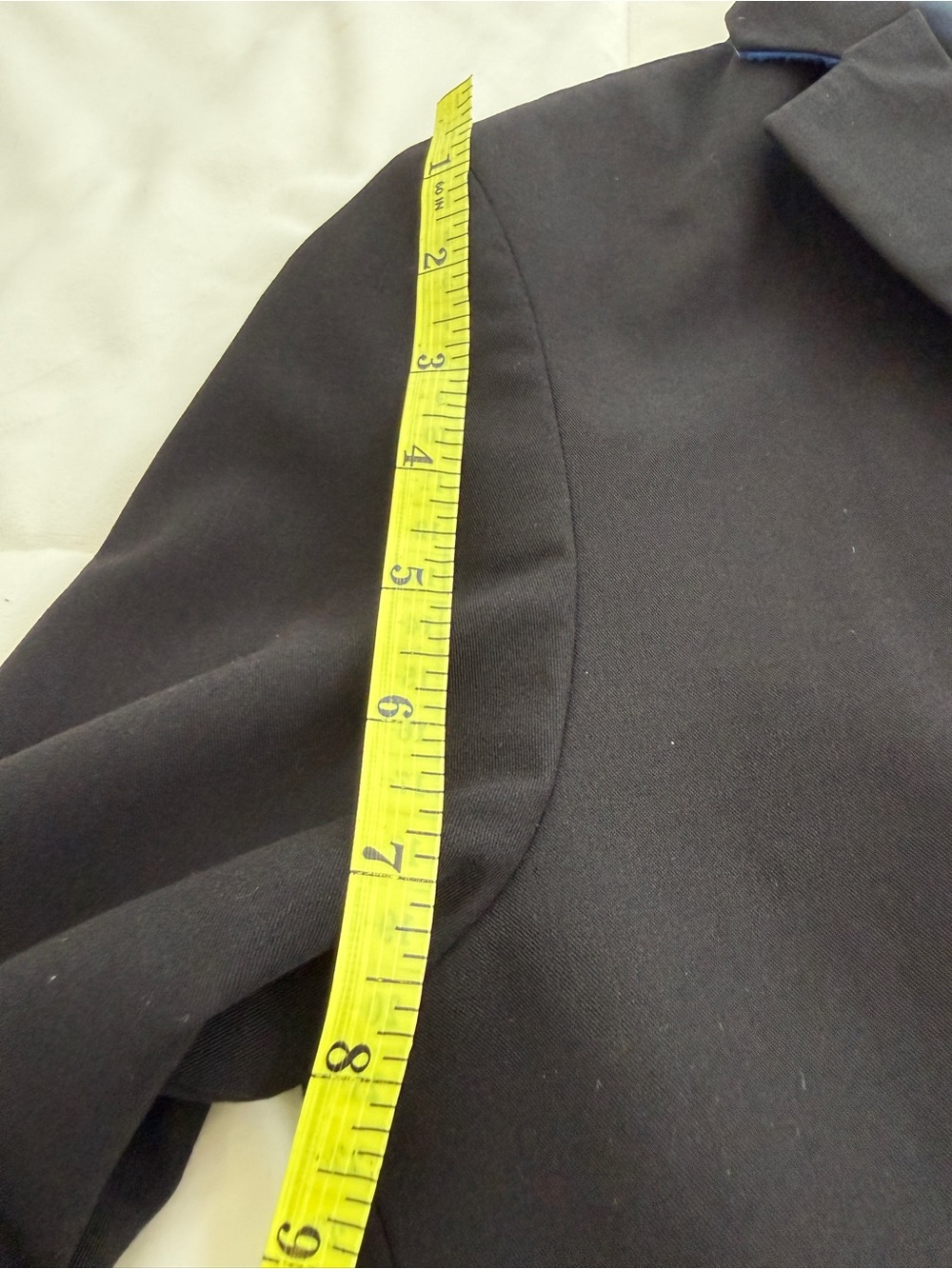 IZOD Boys Performance Suit Jacket - Black Bi-Stretch Blazer - Size 12 - Picture 13 of 16
